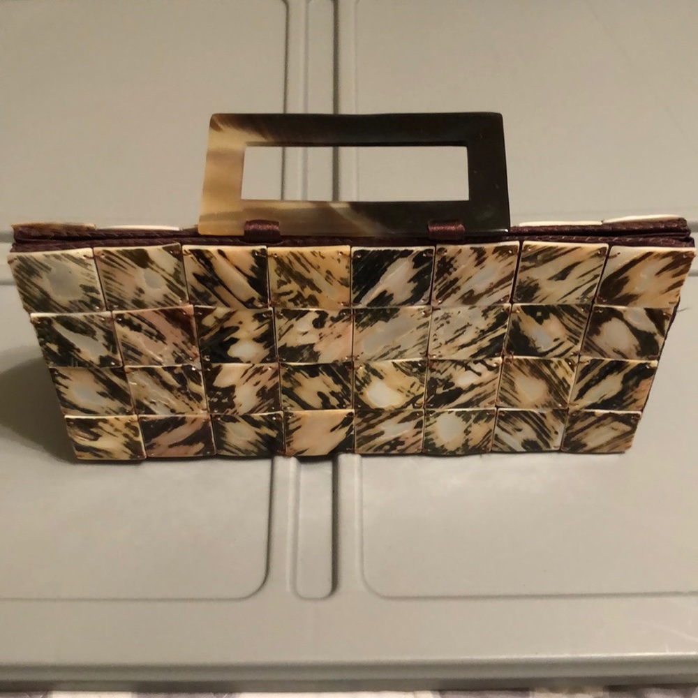 Vintage Shell Clutch handbag